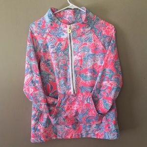 Lily Pulitzer 3/4 zip pullover